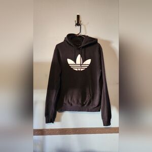 Men Small Adias Black Hoodie